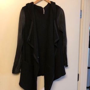 Free People Textured Button Jacket - Small